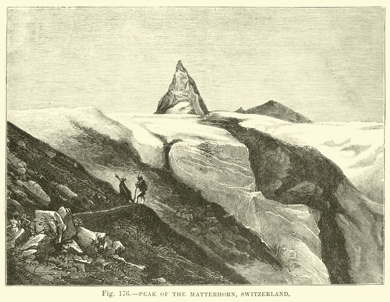 Toppen av Matterhorn, Schweiz av English School