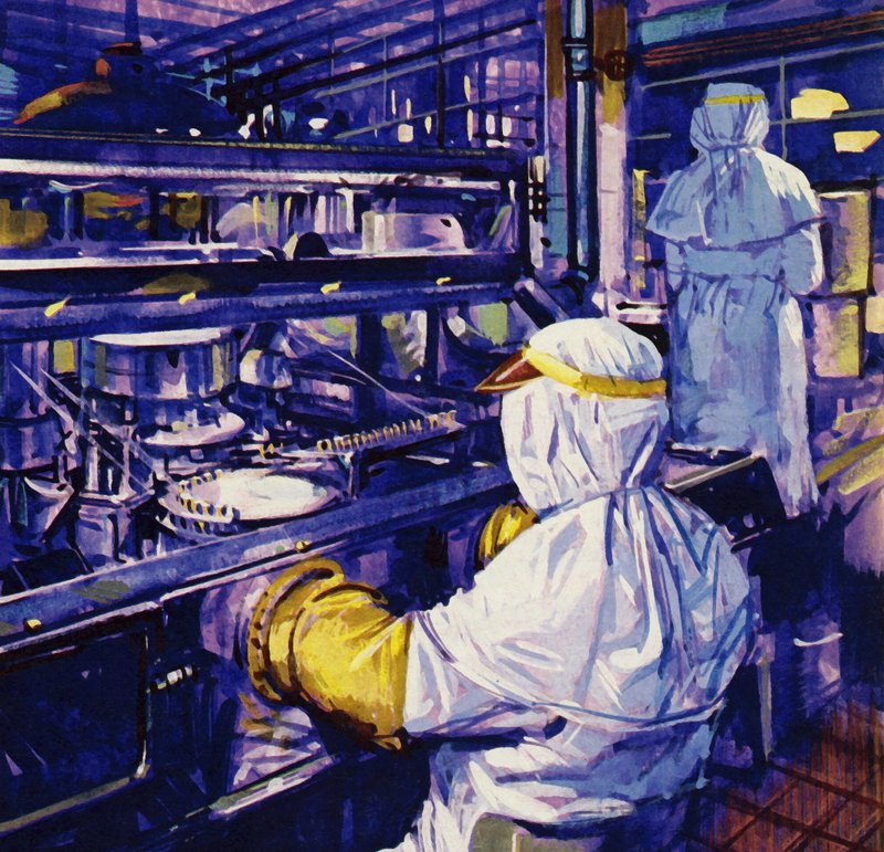 Penicillin massproducerades först i Amerika av English School