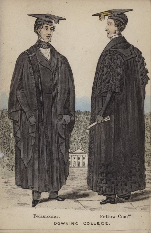 Pensionär, Fellow Commoner, Downing College av English School