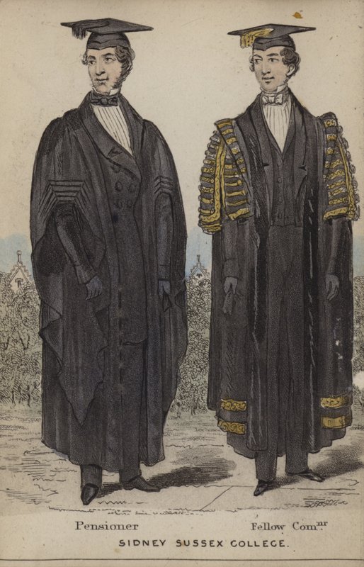 Pensionär, Fellow Commoner, Sidney Sussex College av English School