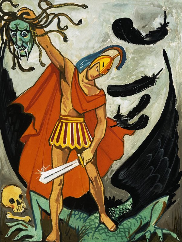 Perseus och Medusa av English School