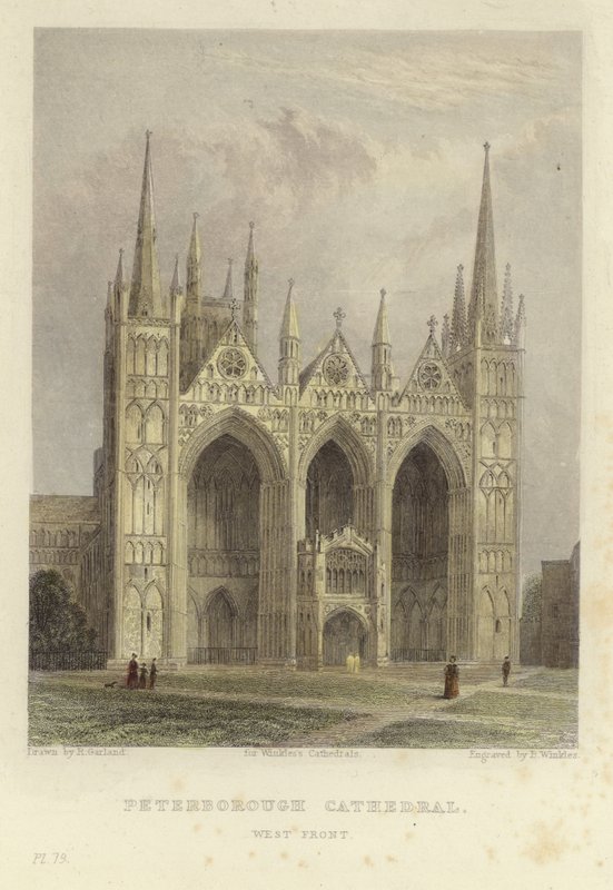 Peterboroughs katedral av English School