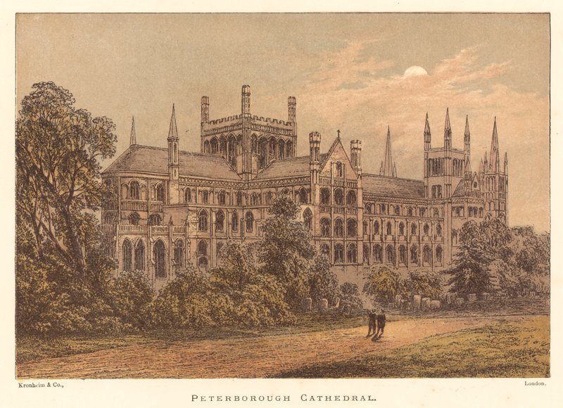 Peterboroughs katedral av English School