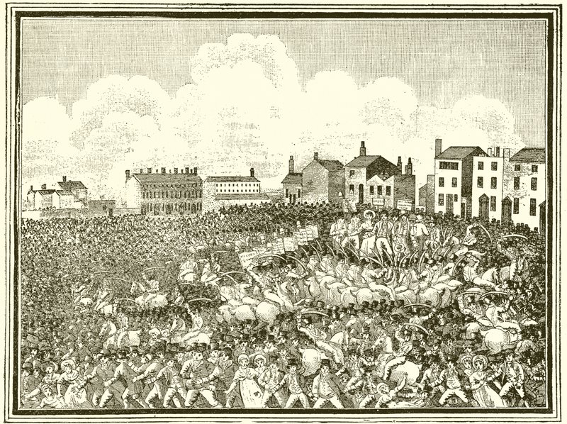 Peterloo massaker av English School
