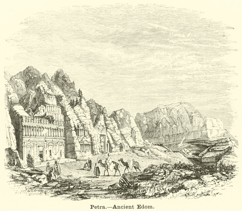 Petra, forntida Edom av English School