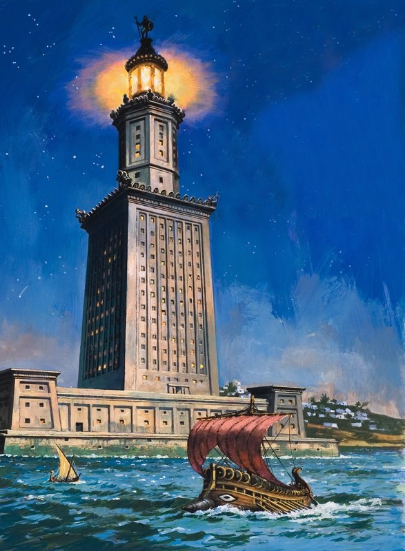 Pharos i Alexandria av English School