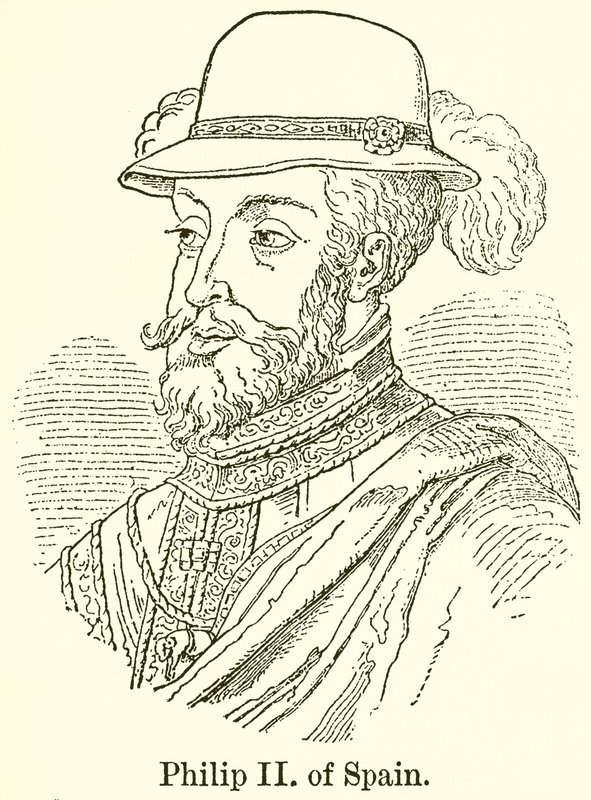 Filip II av Spanien av English School