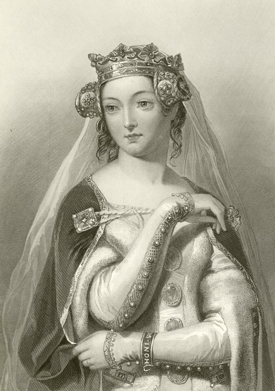 Philippa av Hainault, gemål till kung Edward III av English School