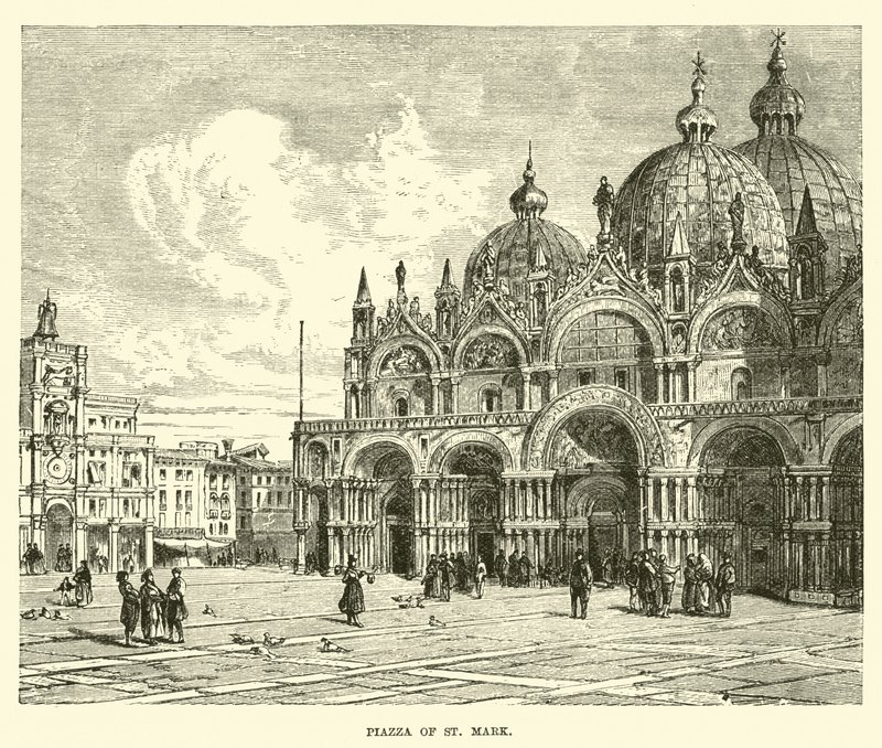 Piazza av St Mark av English School