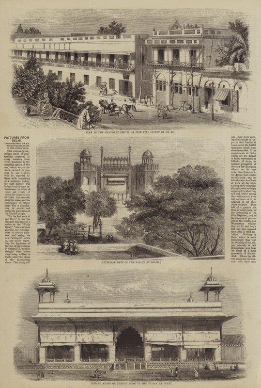 Bilder från Delhi (gravyr) av English School