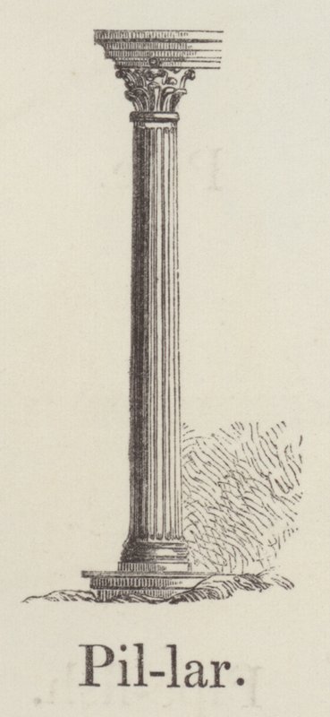 Pillar (engraving) av English School
