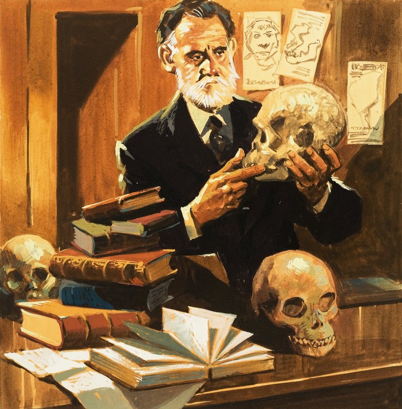 Piltdown Man av English School