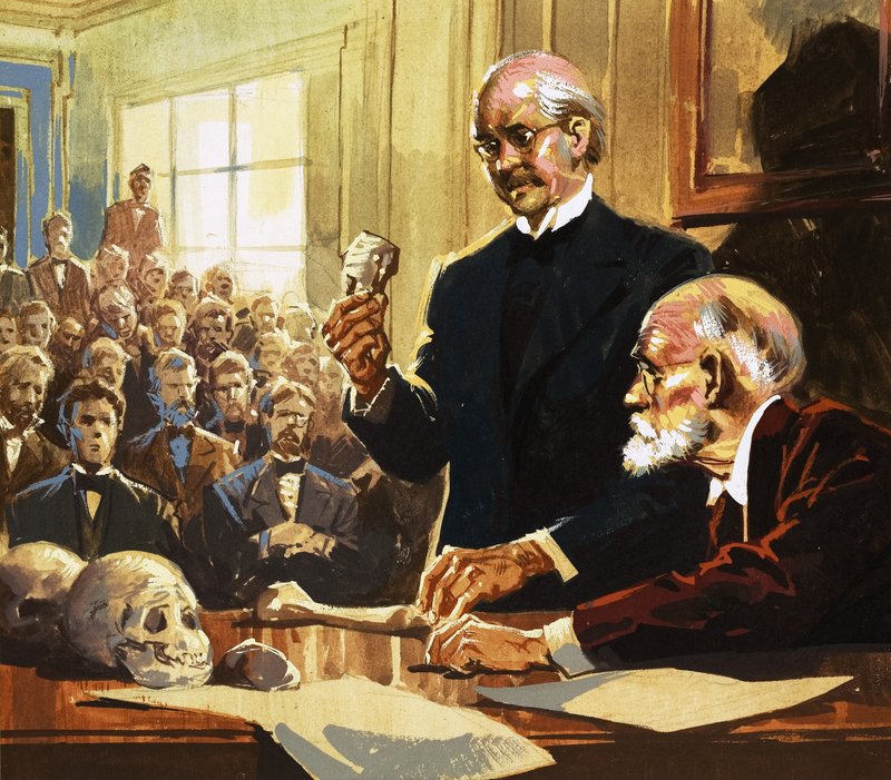 Piltdown man av English School