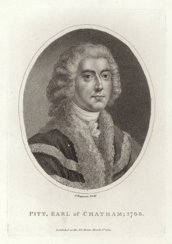 Pitt, Earl of Chatham, 1766 av English School