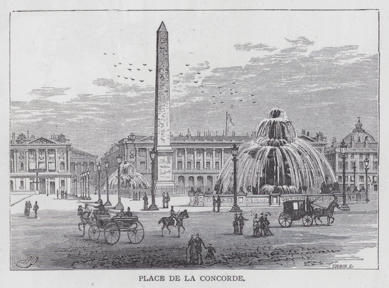 Place De La Concorde (gravyr) av English School