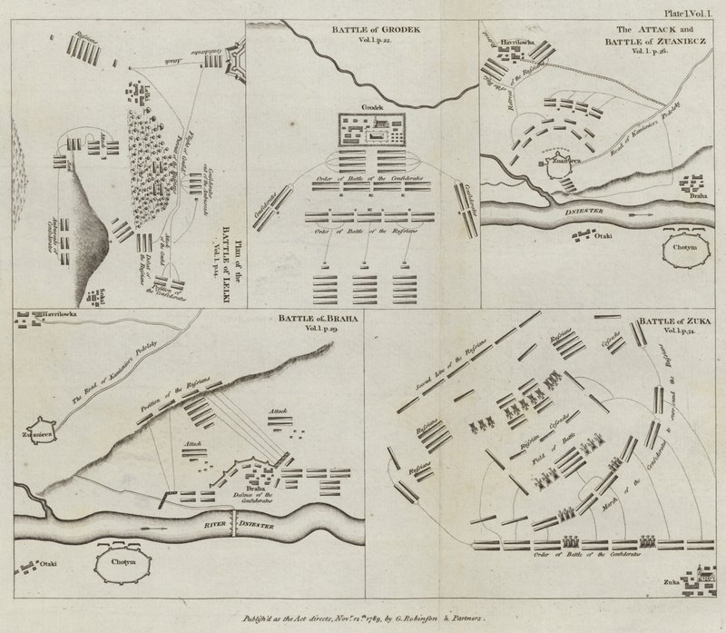 Tallrik från Memoirs and travels of Mauritius Augustus Count de Benyowsky av English School