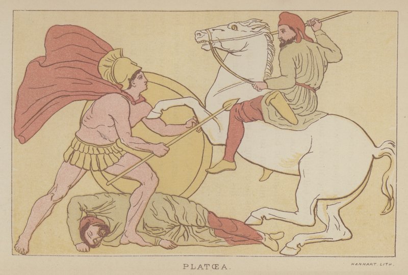 Platoea (färg litho) av English School