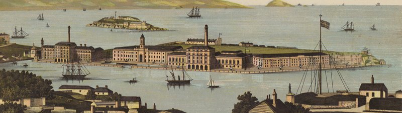 Plymouth: The Royal William Victualing Yard (lito i färg) av English School