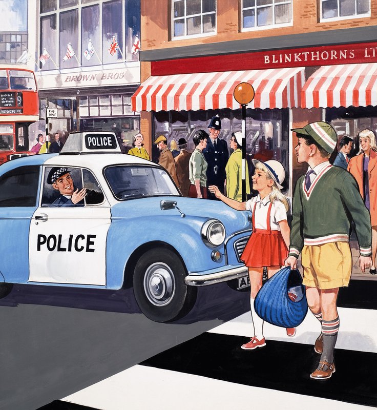 Polis bil av English School