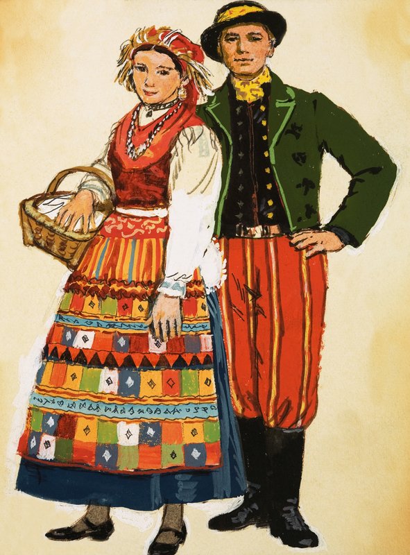 Polsk dräkt av English School