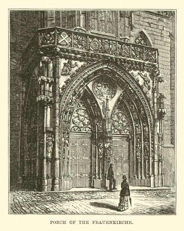 Frauenkirches veranda av English School