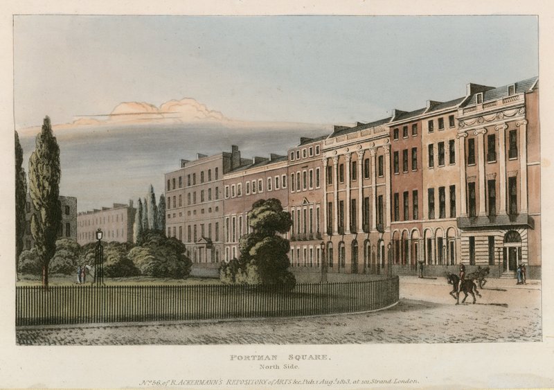 Portman Square, norra sidan av English School