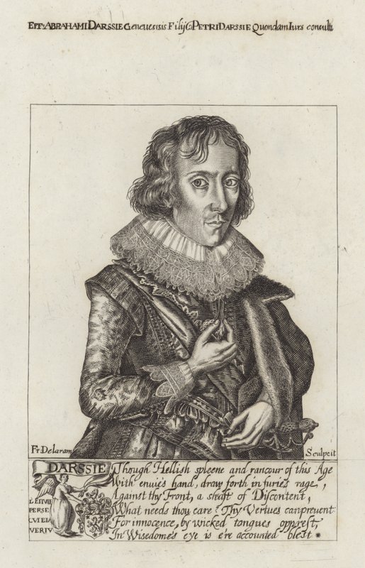 Porträtt av Abraham Darssie av English School