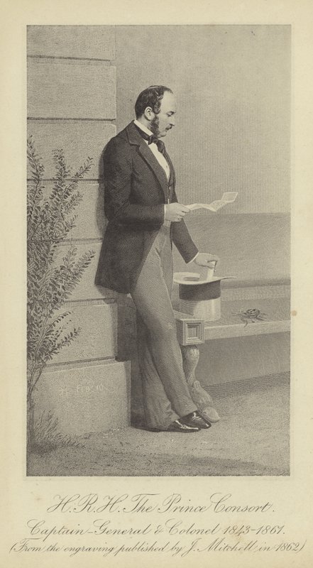 Porträtt av Albert, Prinsgemalen av English School