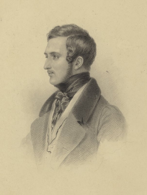Porträtt av Albert, Prinsgemalen av English School