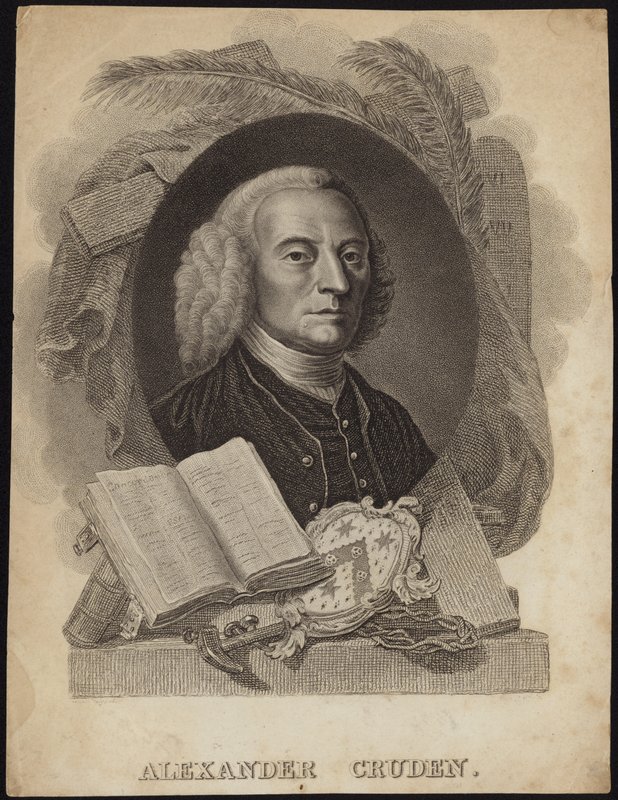 Porträtt av Alexander Cruden av English School