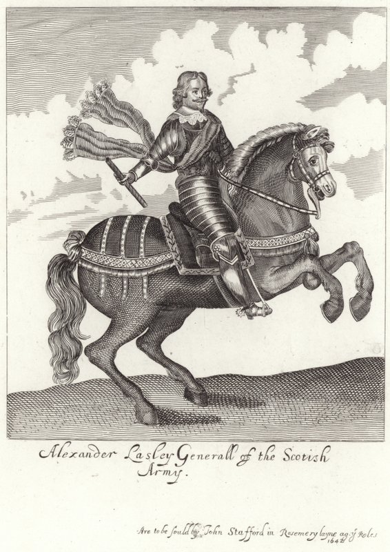 Porträtt av Alexander Leslie, Earl of Leven av English School