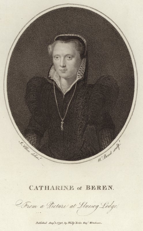 Porträtt av Katarina av Beren av English School