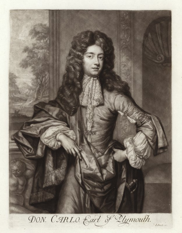 Porträtt av Charles Fitzcharles, Earl of Plymouth av English School