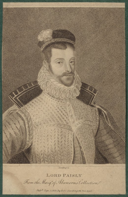 Porträtt av Claude Hamilton, Lord Paisley av English School