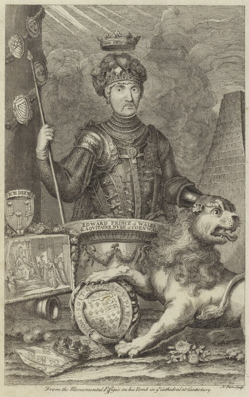 Porträtt av Edward, Prince of Wales av English School