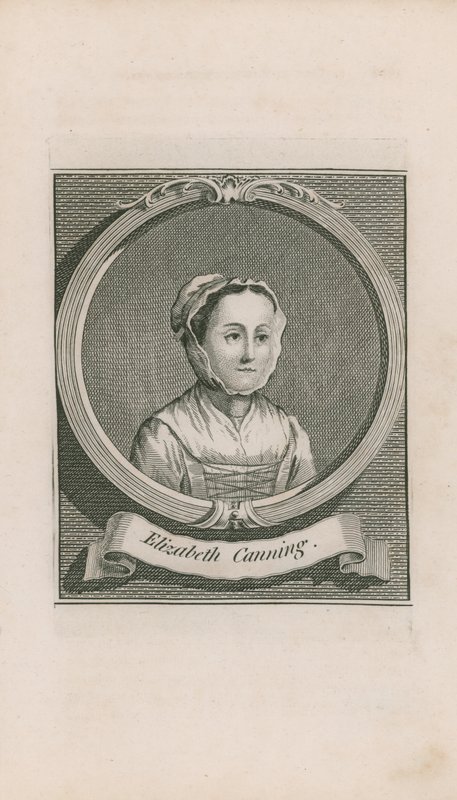Porträtt av Elizabeth Canning av English School