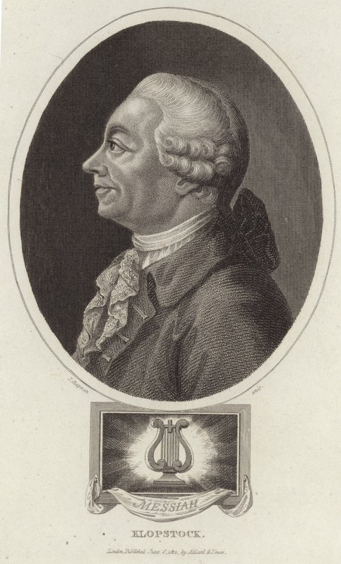 Porträtt av Friedrich Gottlieb Klopstock av English School