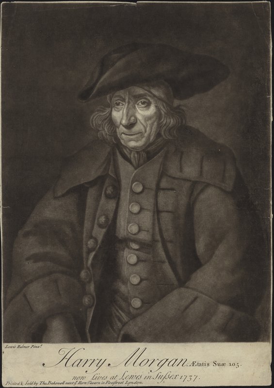 Porträtt av Harry Morgan av English School