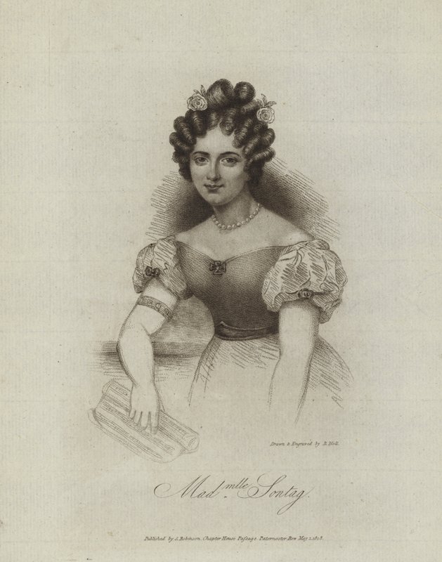 Porträtt av Henriette Sontag av English School