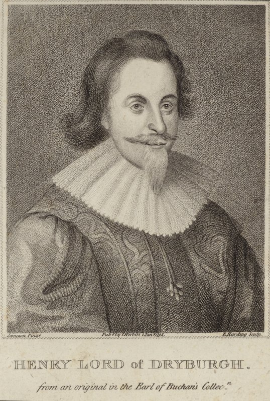 Porträtt av Henry Lord of Dryburgh av English School
