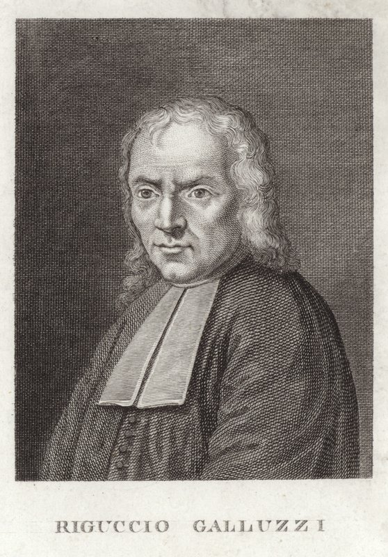 Porträtt av Jacopo Riguccio Galluzzi av English School