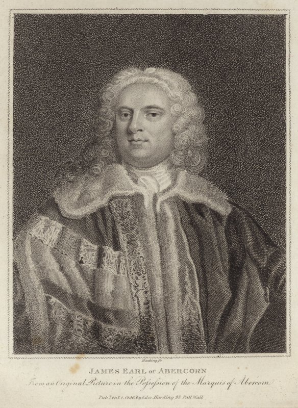 Porträtt av James Hamilton, Earl of Abercorn av English School