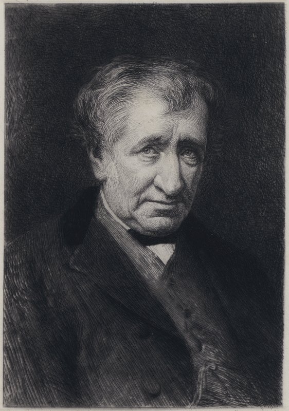 Porträtt av James Nasmyth, ingenjör av English School