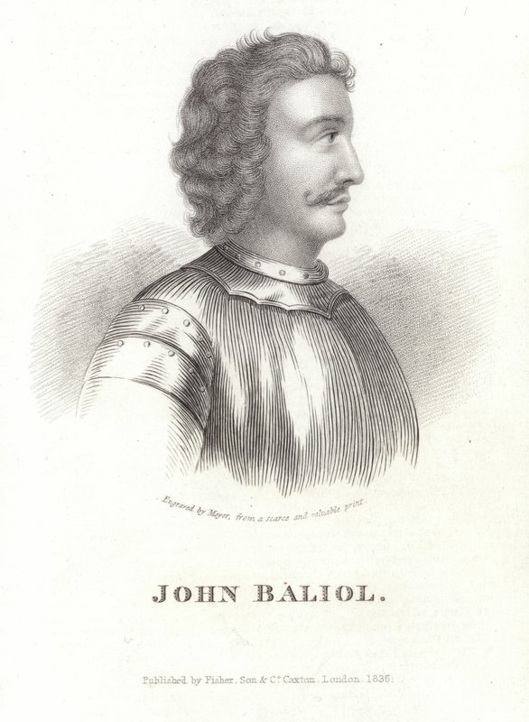 Porträtt av John Balliol av English School