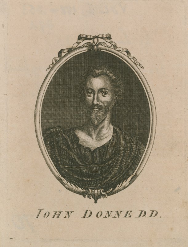 Porträtt av John Donne av English School