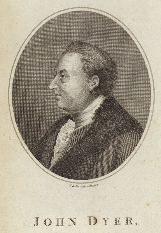 Porträtt av John Dyer av English School