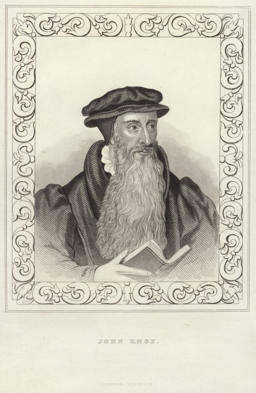 Porträtt av John Knox av English School