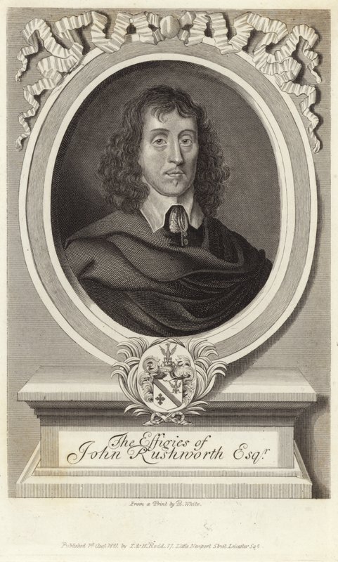 Porträtt av John Rushworth av English School