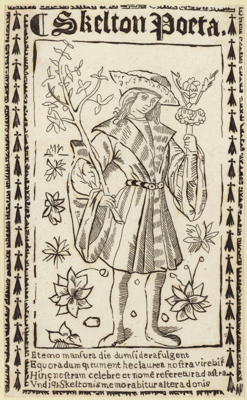 Porträtt av John Skelton av English School