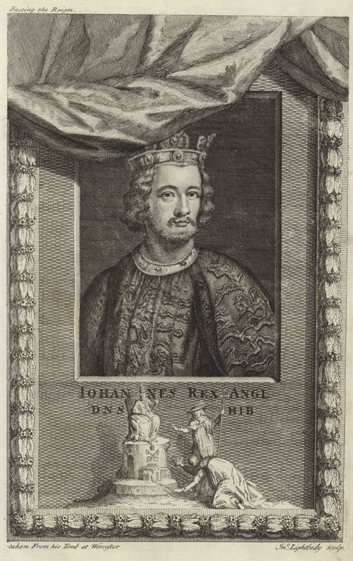 Porträtt av John of England av English School